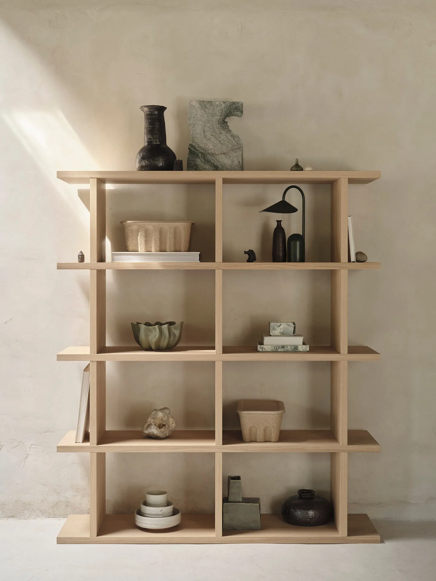 Kona bokhylle 2x4, Natural Ferm Living