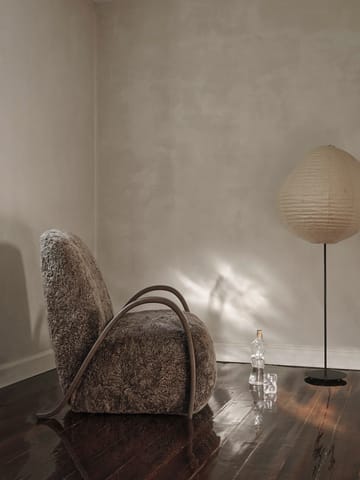 Kurbis gulvlampe high - Natural-black - Ferm Living