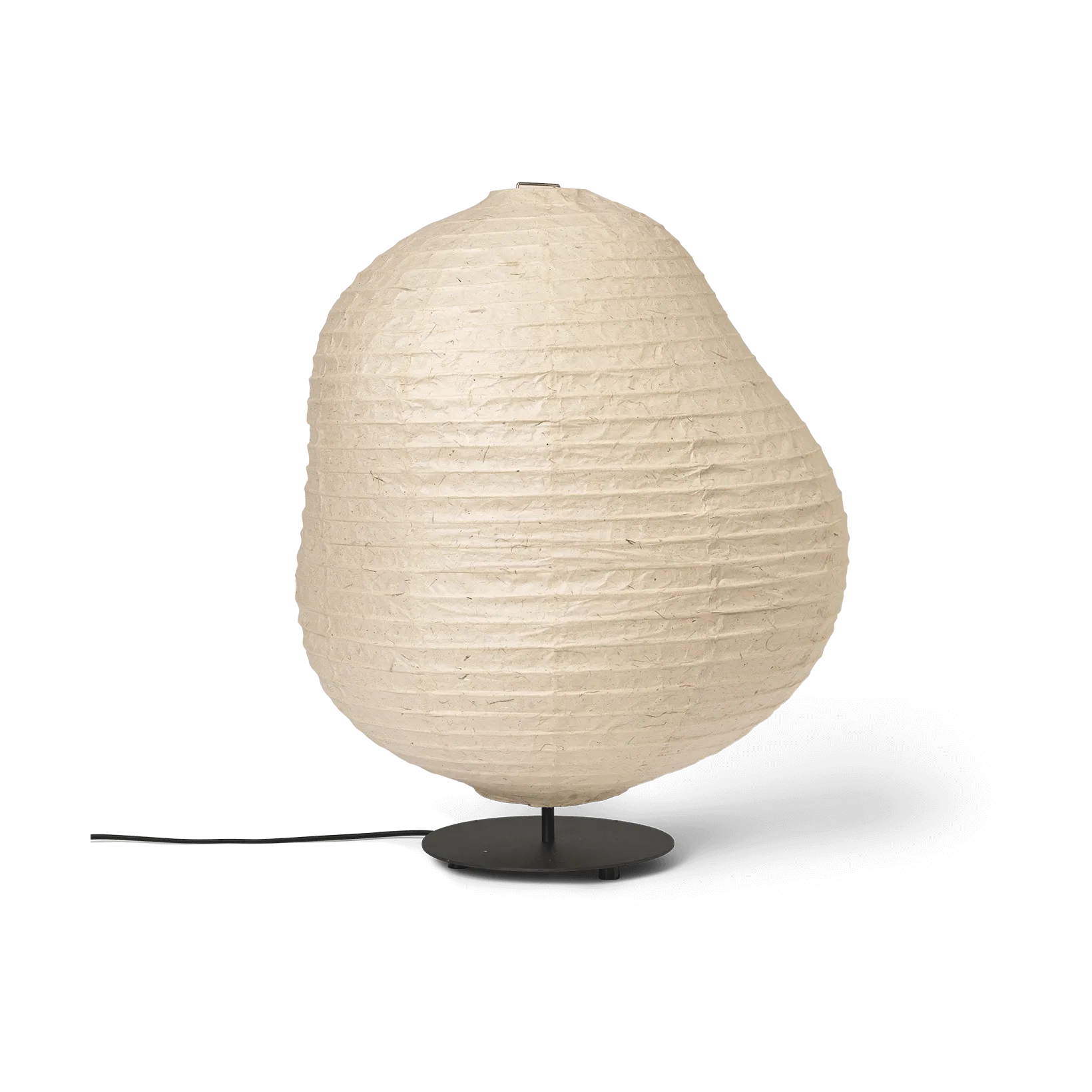 Kurbis gulvlampe low, Natural-black Ferm Living