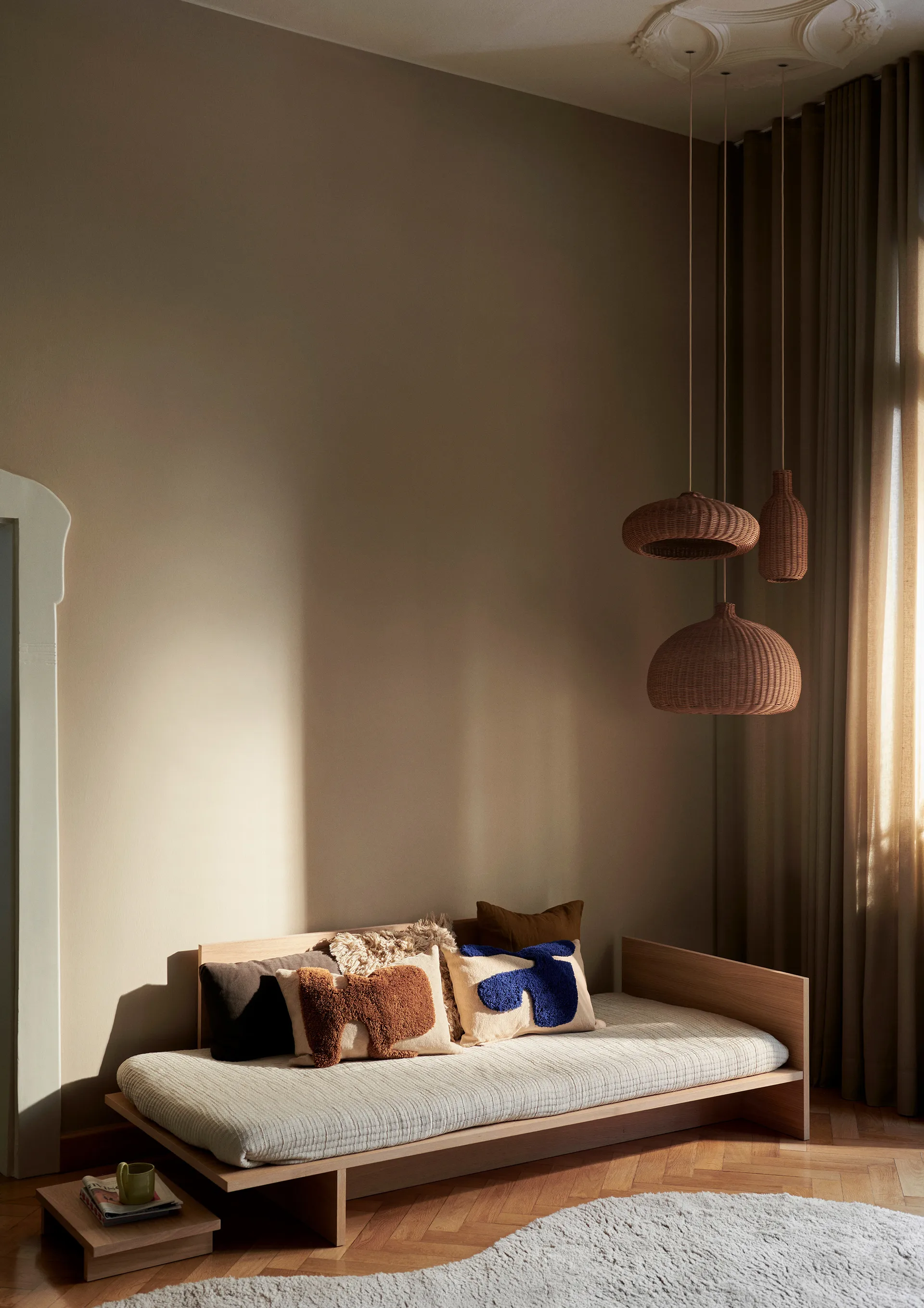 Lay rektangulær pute 40 x 60 cm, Sand / Sugar Kelp Ferm Living