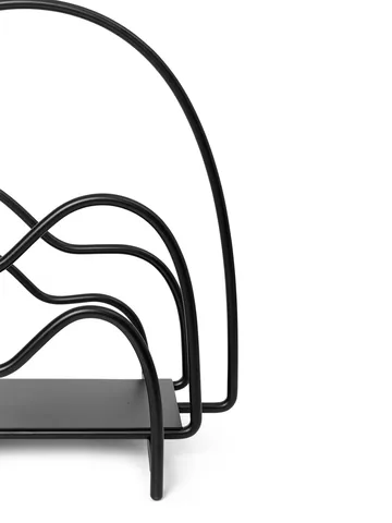 Lithos magasinstativ - Black - Ferm Living