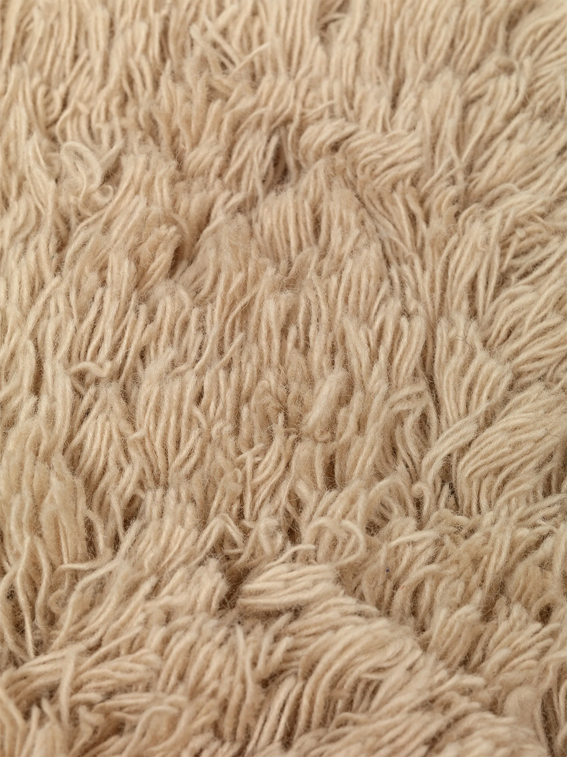 Meadow High Pile pute 50 x 50 cm, Light Sand Ferm Living