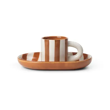 Milu barneservise 2 deler - Terracotta - Ferm Living