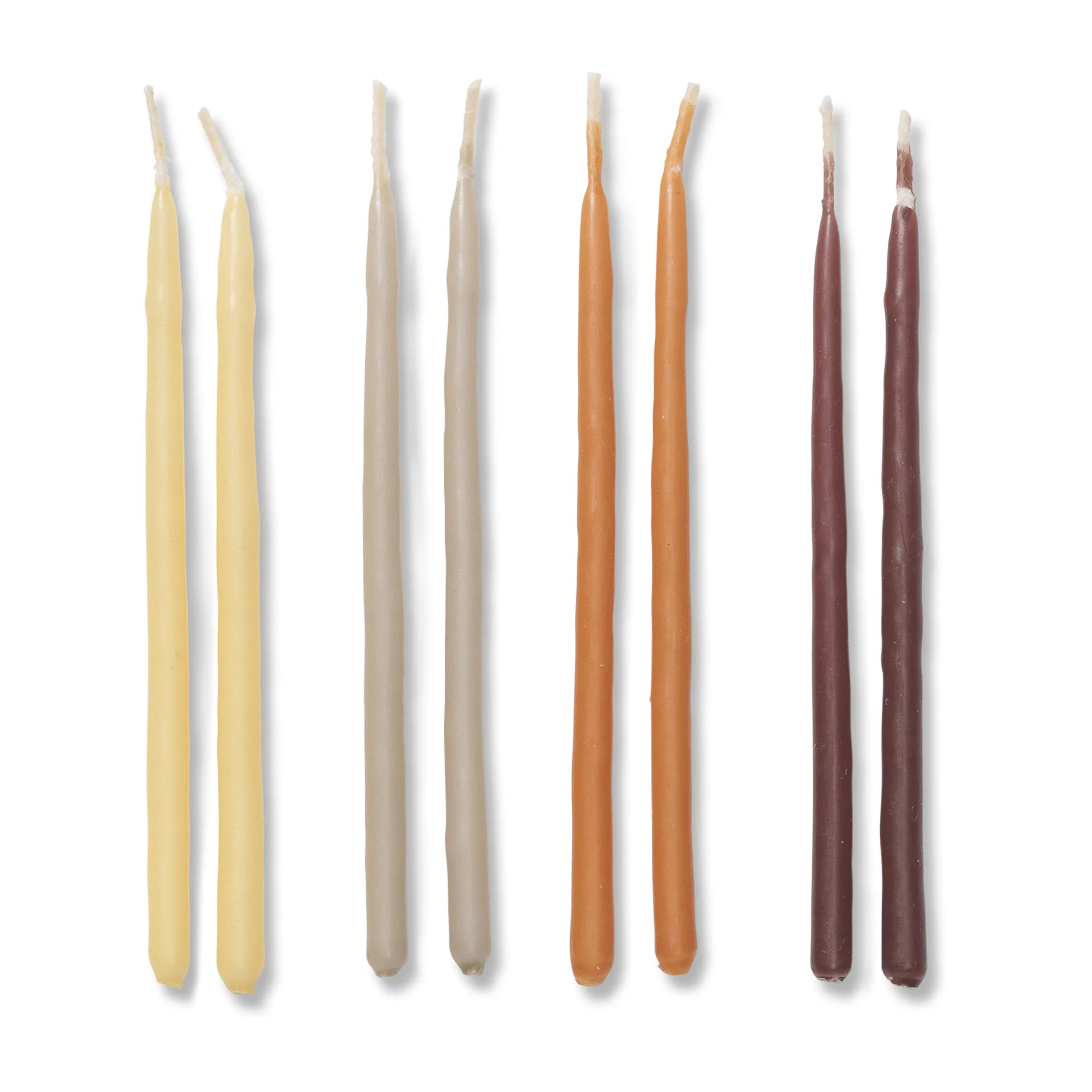 Miniatyr lys 24-pakning 10 cm, Calm Blend Ferm Living