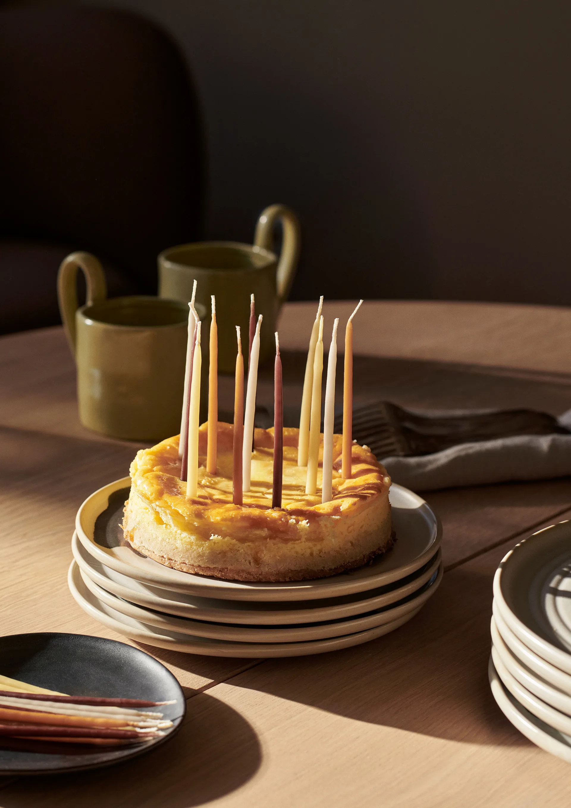 Miniatyr lys 24-pakning 10 cm, Calm Blend Ferm Living