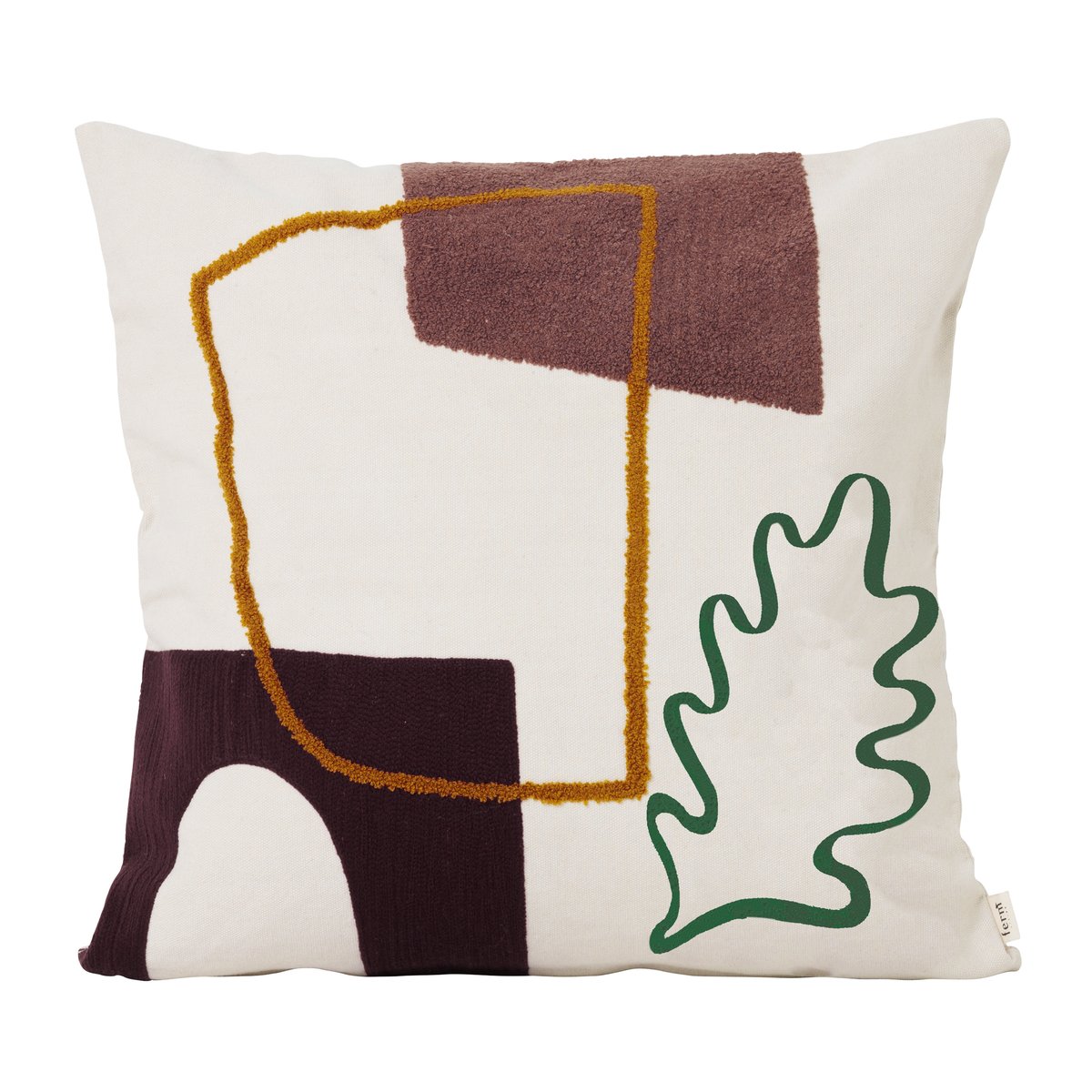 Ferm Living Mirage pute 50x50 cm Leaf