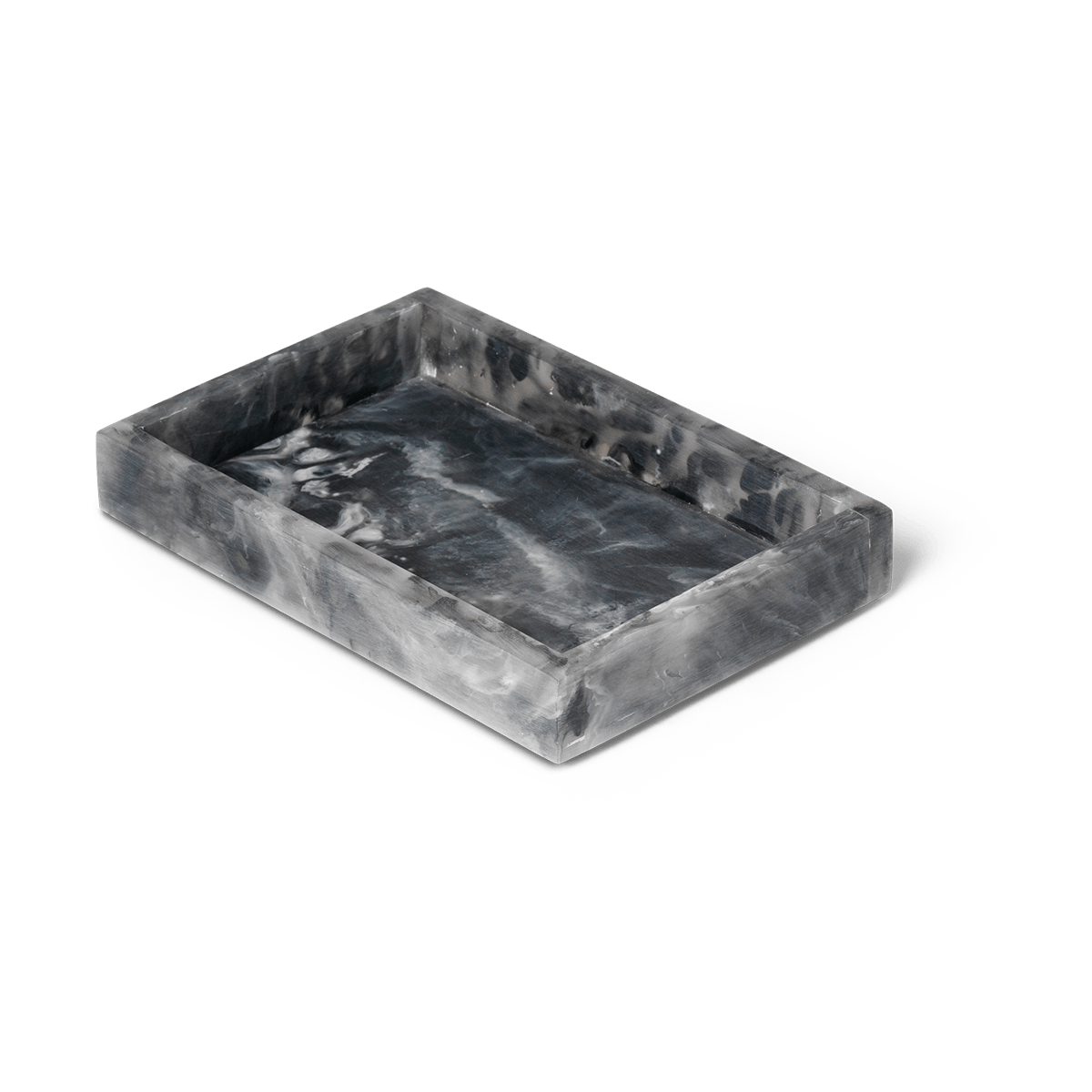 Ferm Living Mist dekorasjonsbrett 10x15 cm Charcoal