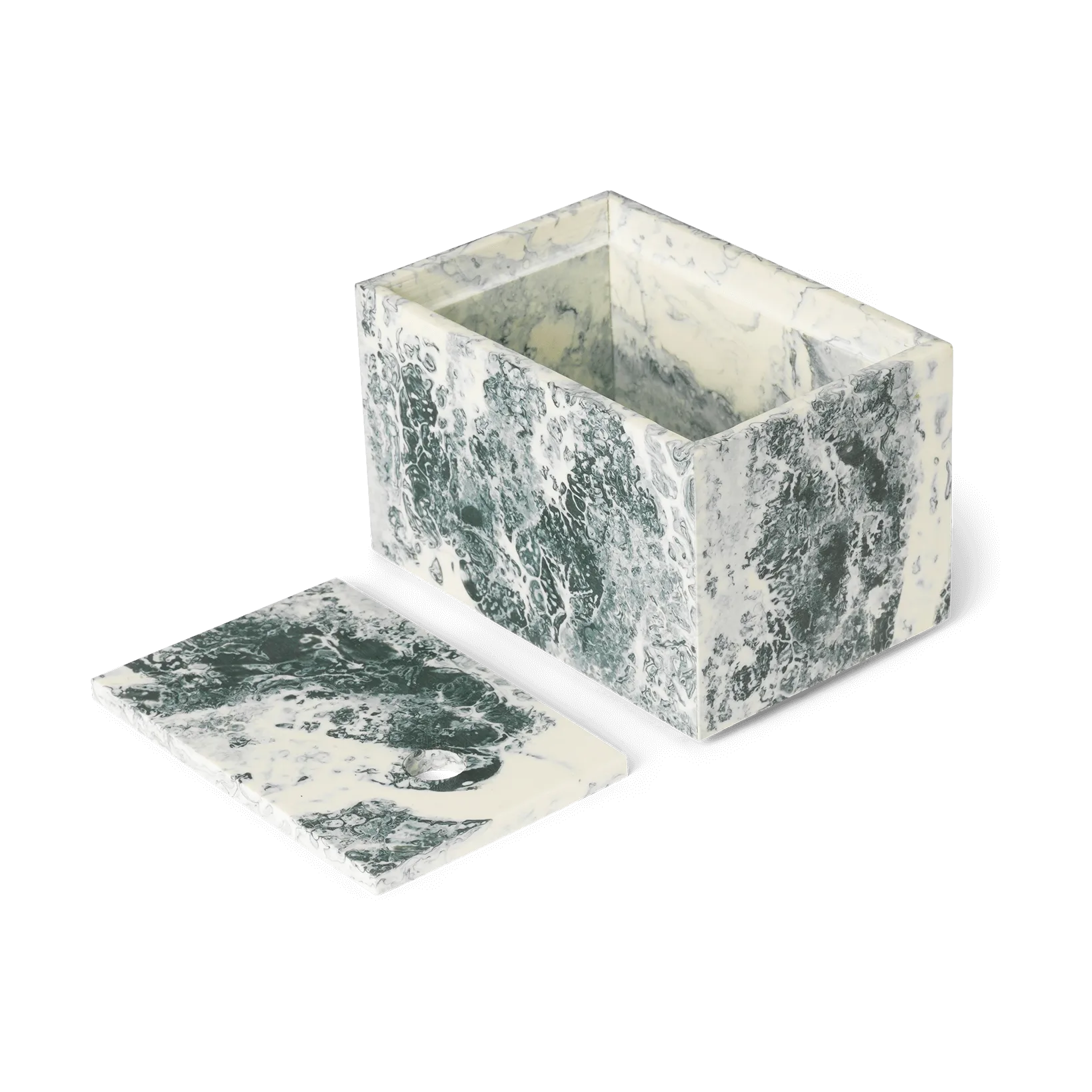 Mist oppbevaringsboks 10x15 cm, Emerald-off white Ferm Living