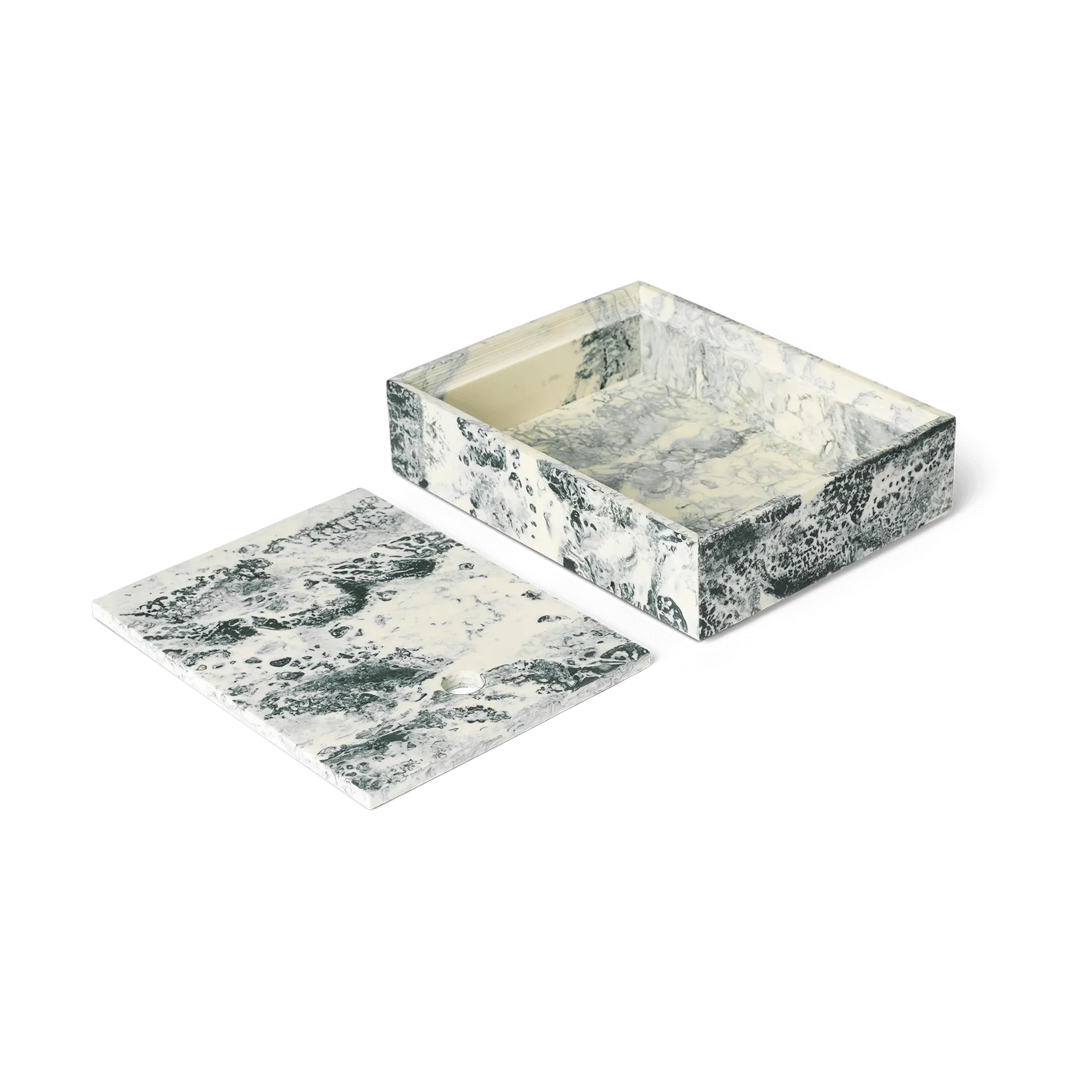 Mist oppbevaringsboks 15x20 cm, Emerald-off white Ferm Living