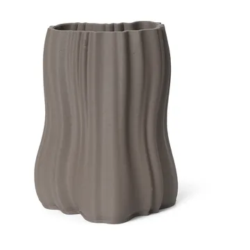 Moire vase 20 cm - Anthracite - Ferm Living