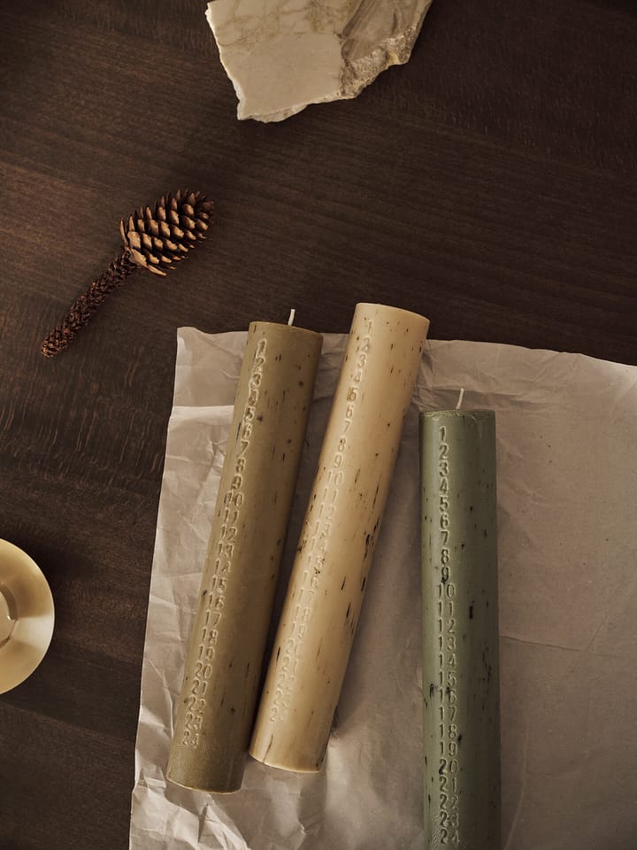 Mura kalenderlys, Ash brown Ferm Living