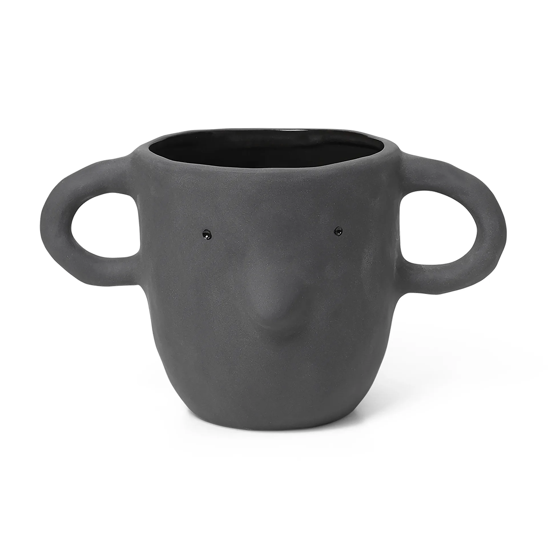 Mus blomsterkrukke XL Ø15 cm, Dark grey Ferm Living