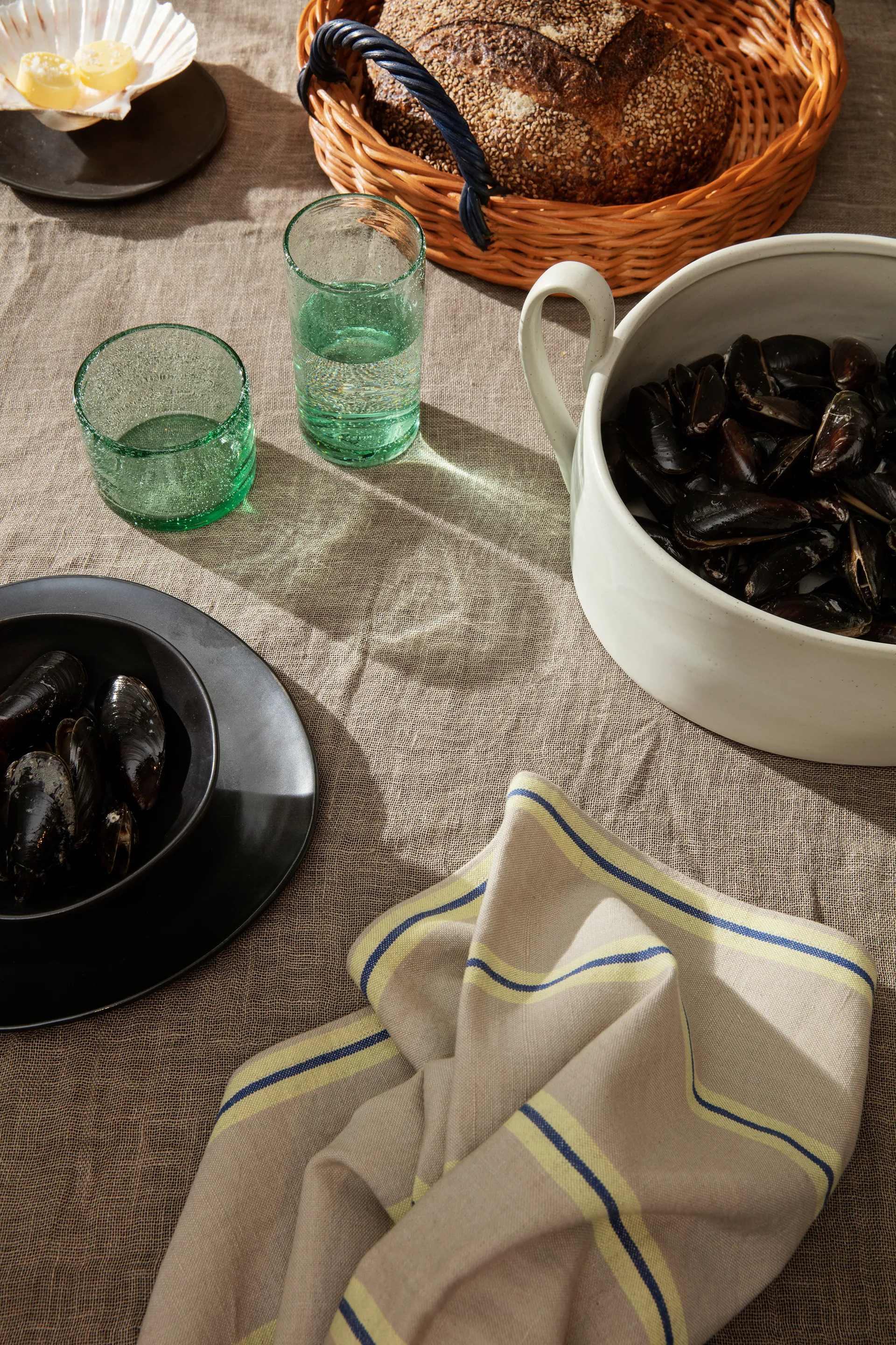 Oli vannglass lavt 11 cl, Recycled clear Ferm Living