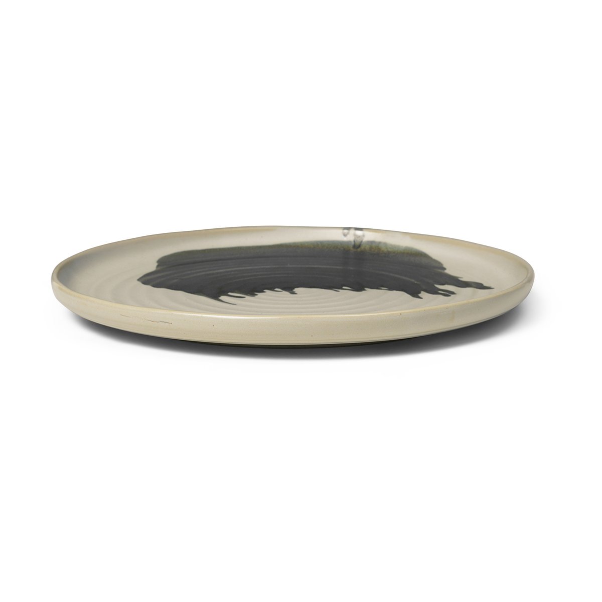 Ferm Living Omhu Centerpiece serveringsfat Ø 36 cm off white-charcoal