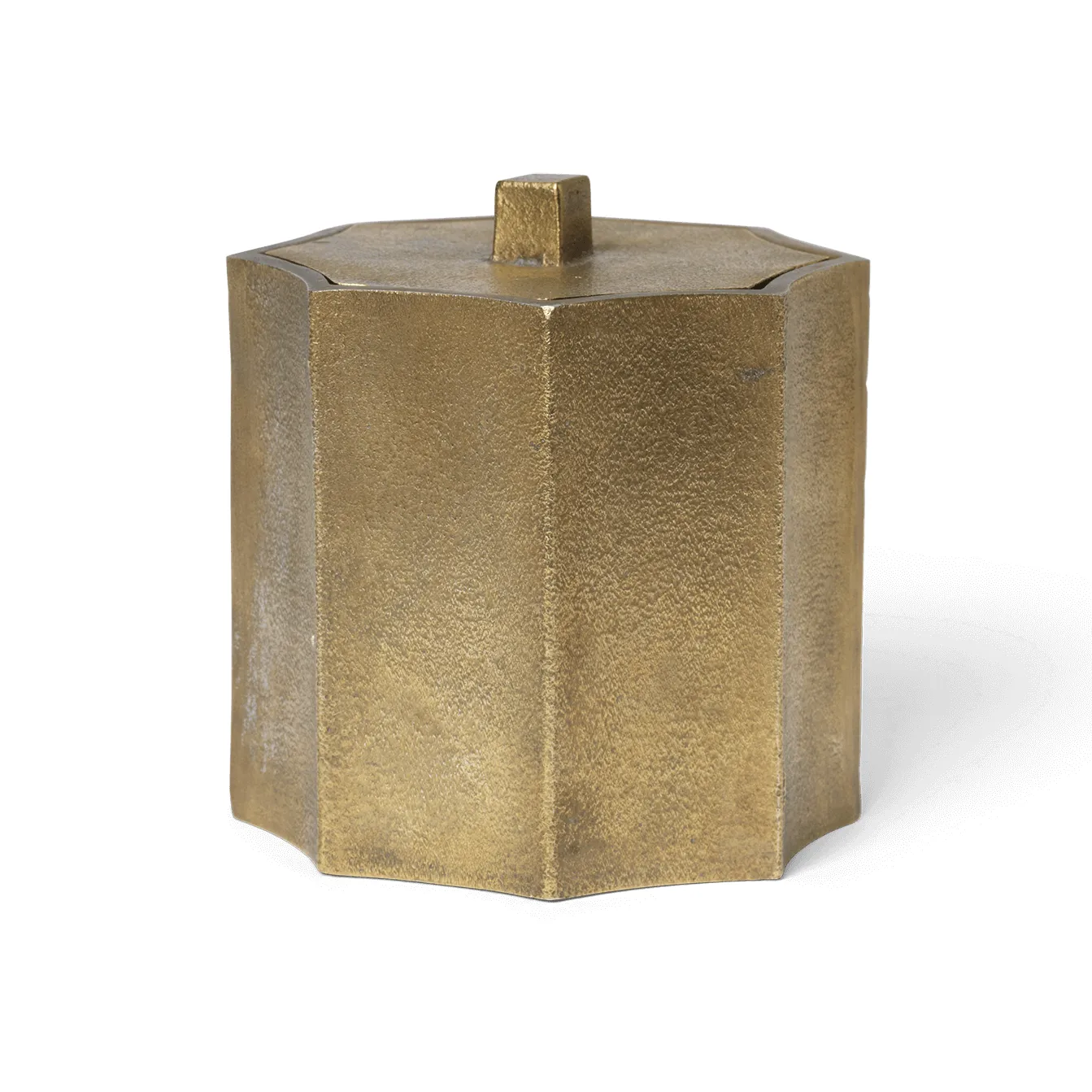 Otte duftlys 36 h, Brass finish Ferm Living