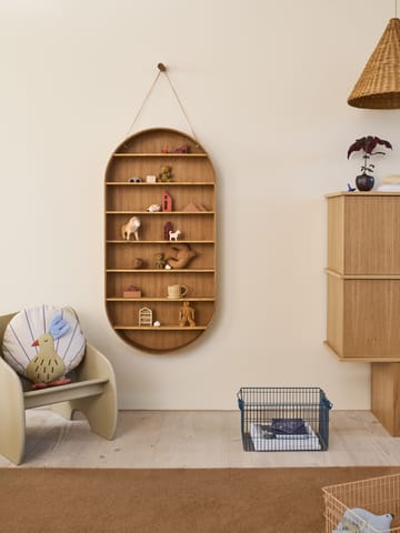 Oval Dorm hylle - Oiled oak - Ferm Living