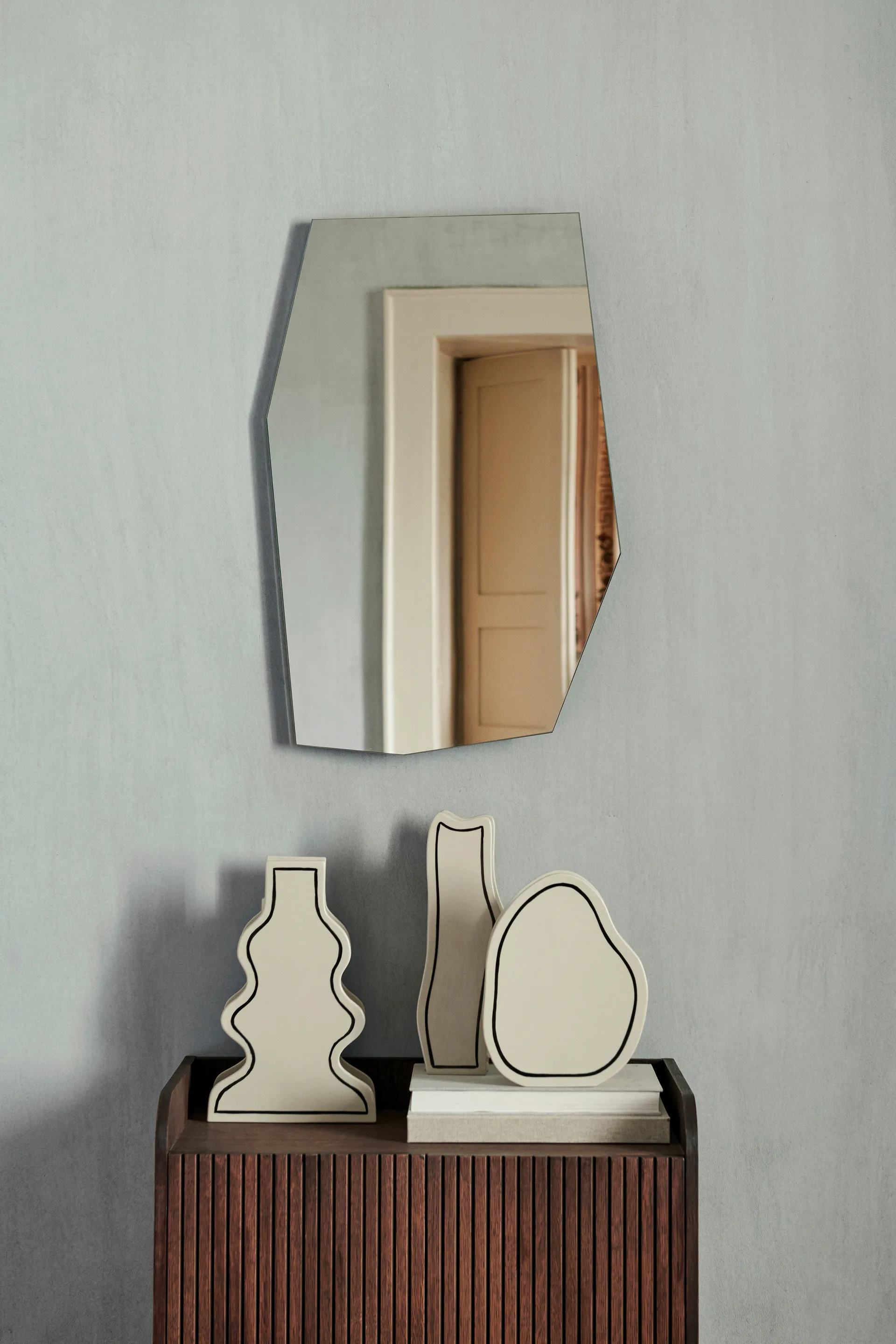 Paste vase rounded 28 cm, Off-white Ferm Living