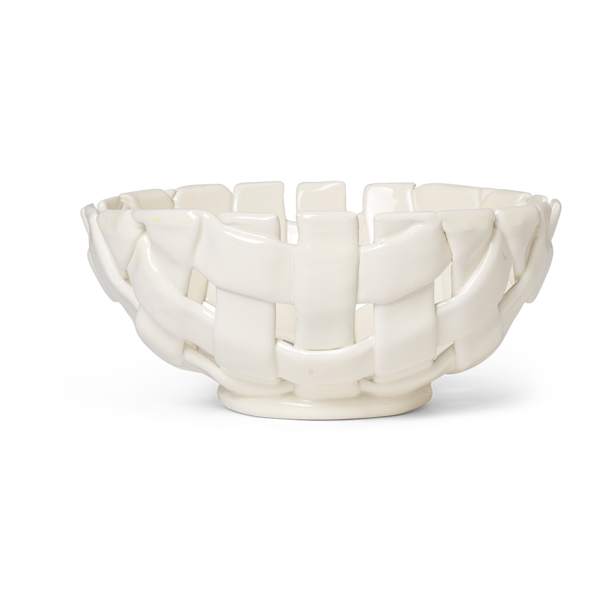 Ferm Living Plait skål Ø24 cm Off white