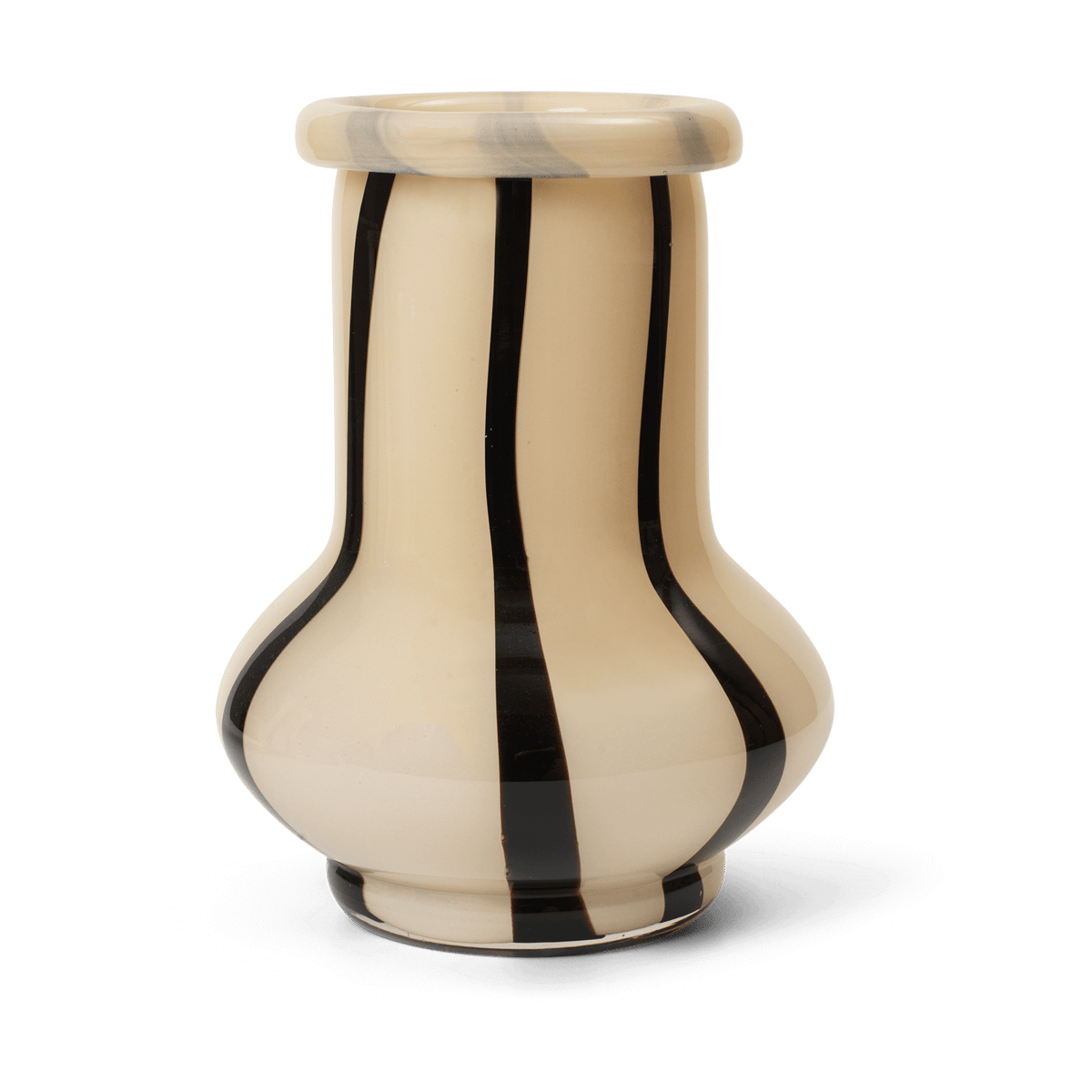 Ferm Living Riban vase 24 cm Cream