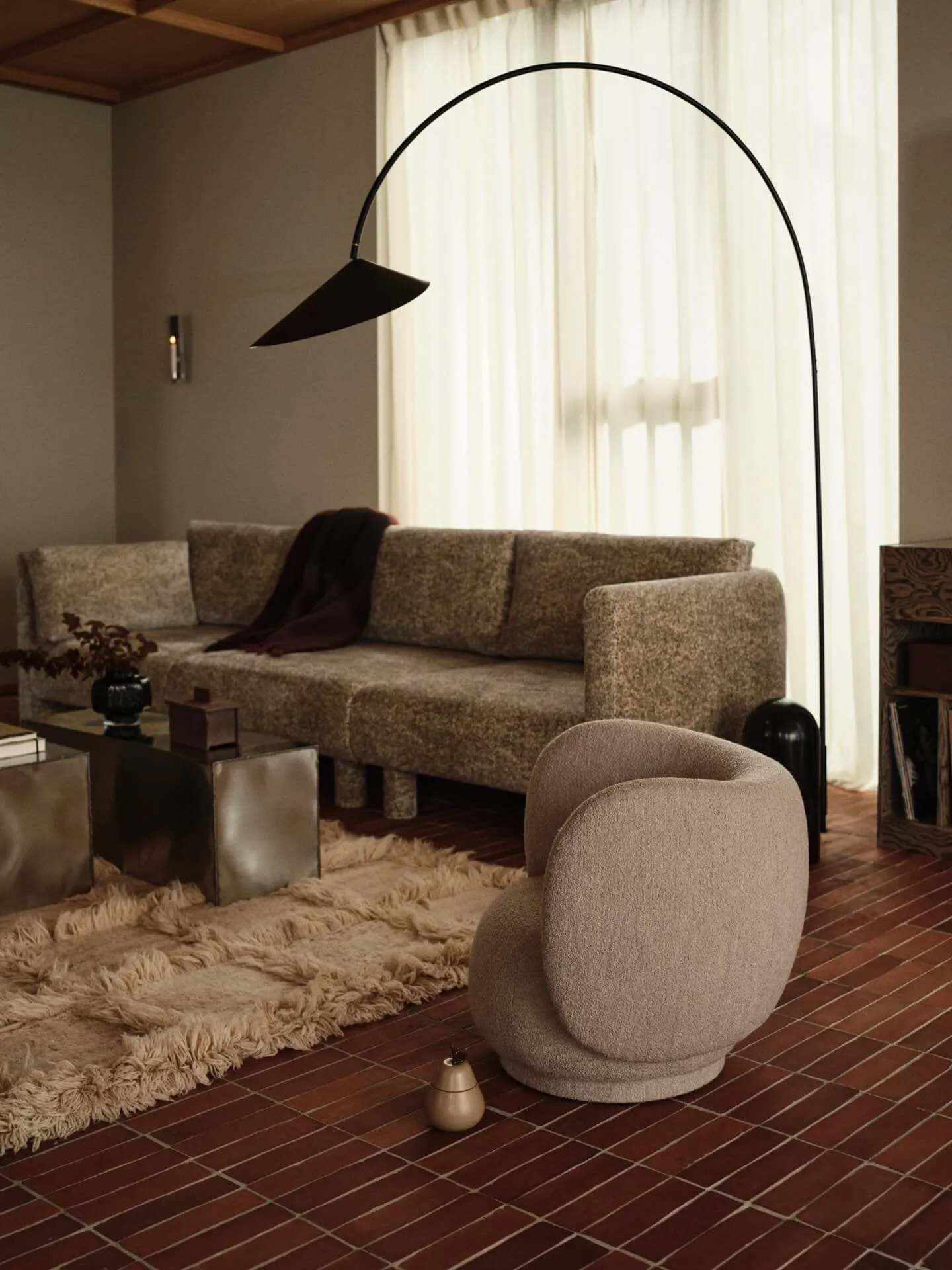 Rico kids lounge chair lenestol, Natural Ferm Living