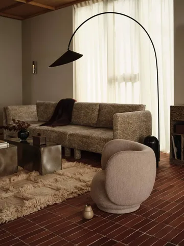 Rico kids lounge chair lenestol - Natural - Ferm Living