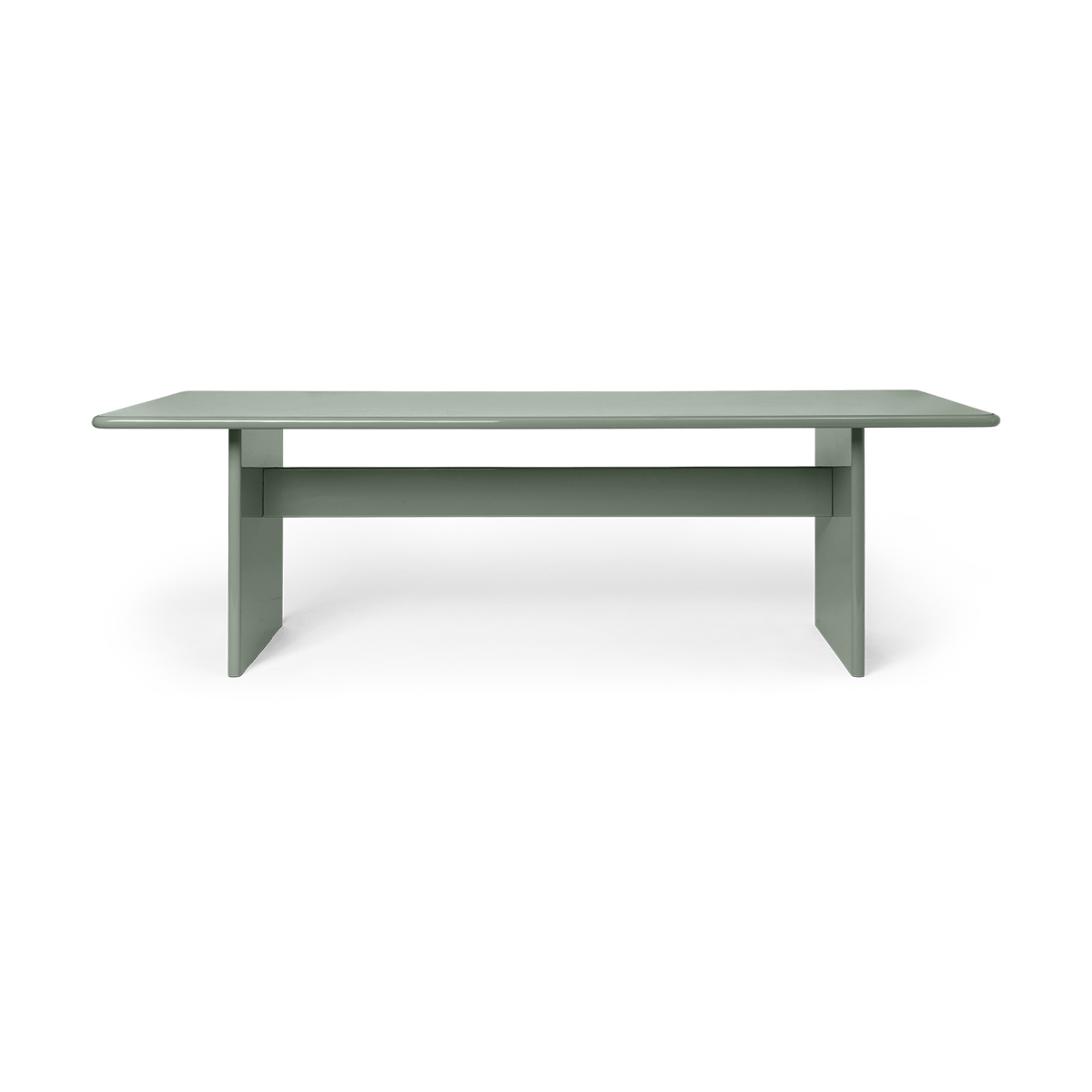 Ferm Living Rink spisebord large 240 x 90 x 74 cm Tea green