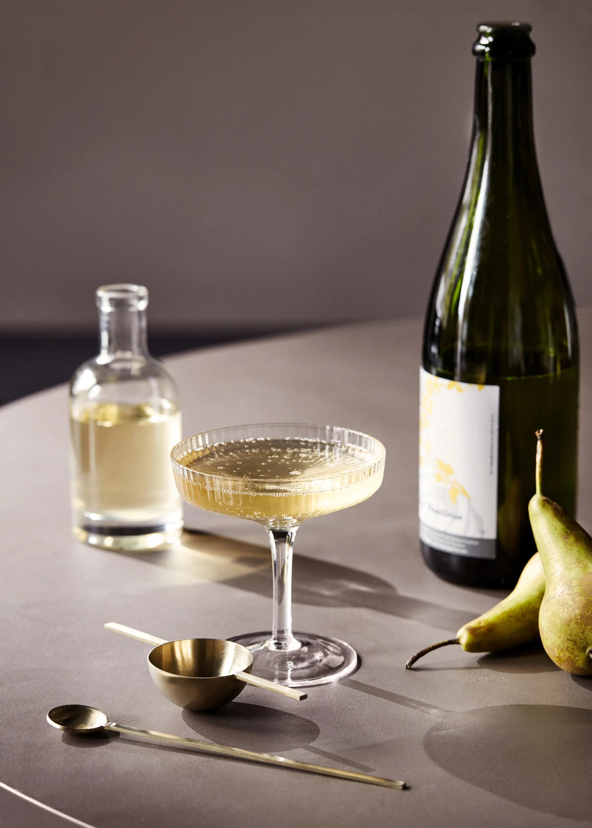 Ripple champagneglass 2-pakning, klar Ferm Living