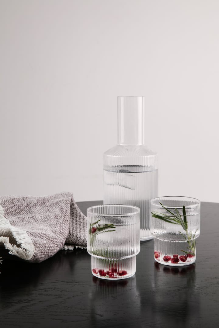 Ripple glass 4-pakn., klar ferm LIVING