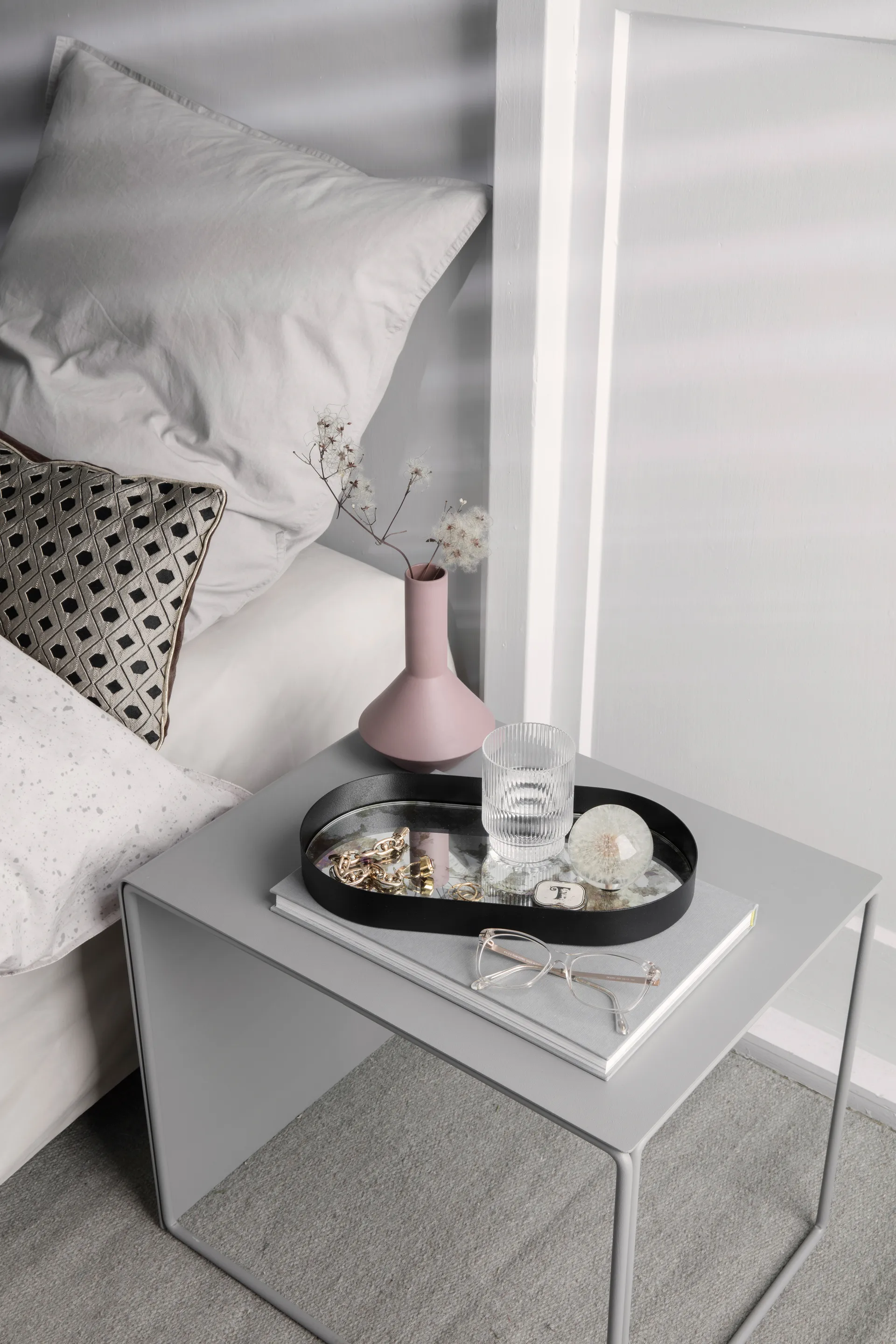 Ripple glass 4-pakning, klar Ferm Living