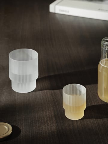 Ripple glass small 6 cl 4-pakning - Frosted - Ferm Living