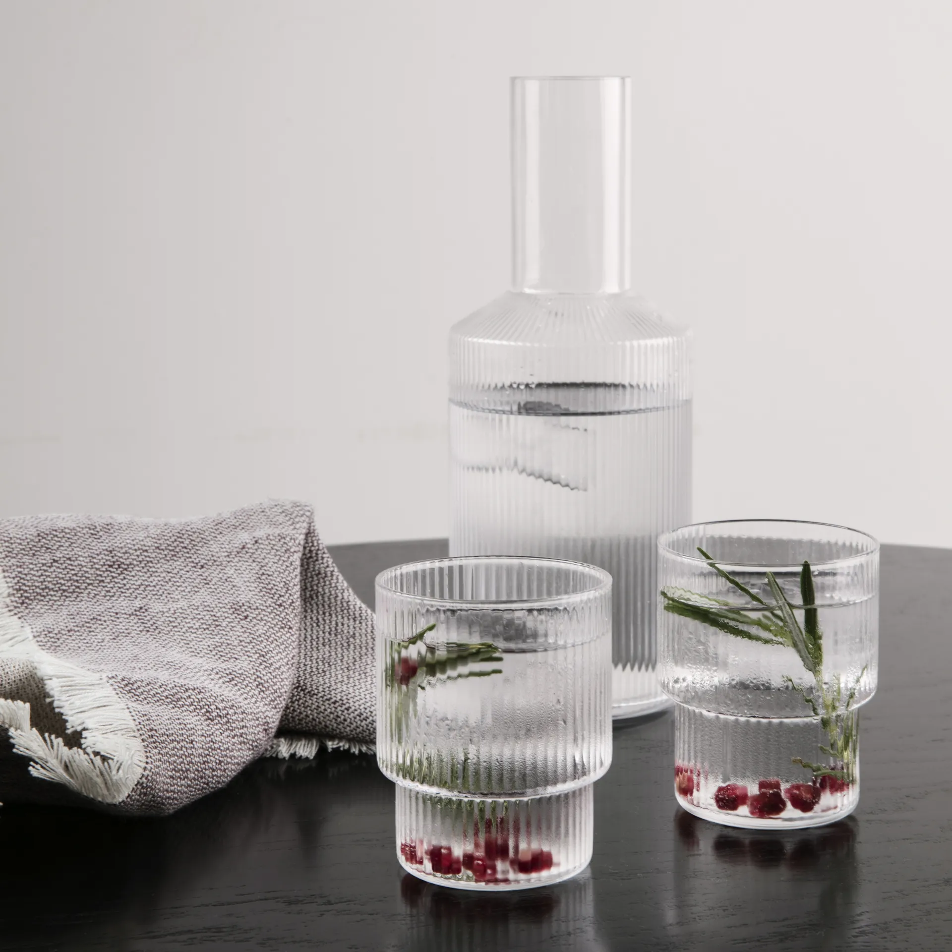 Ripple karaffel, klar Ferm Living