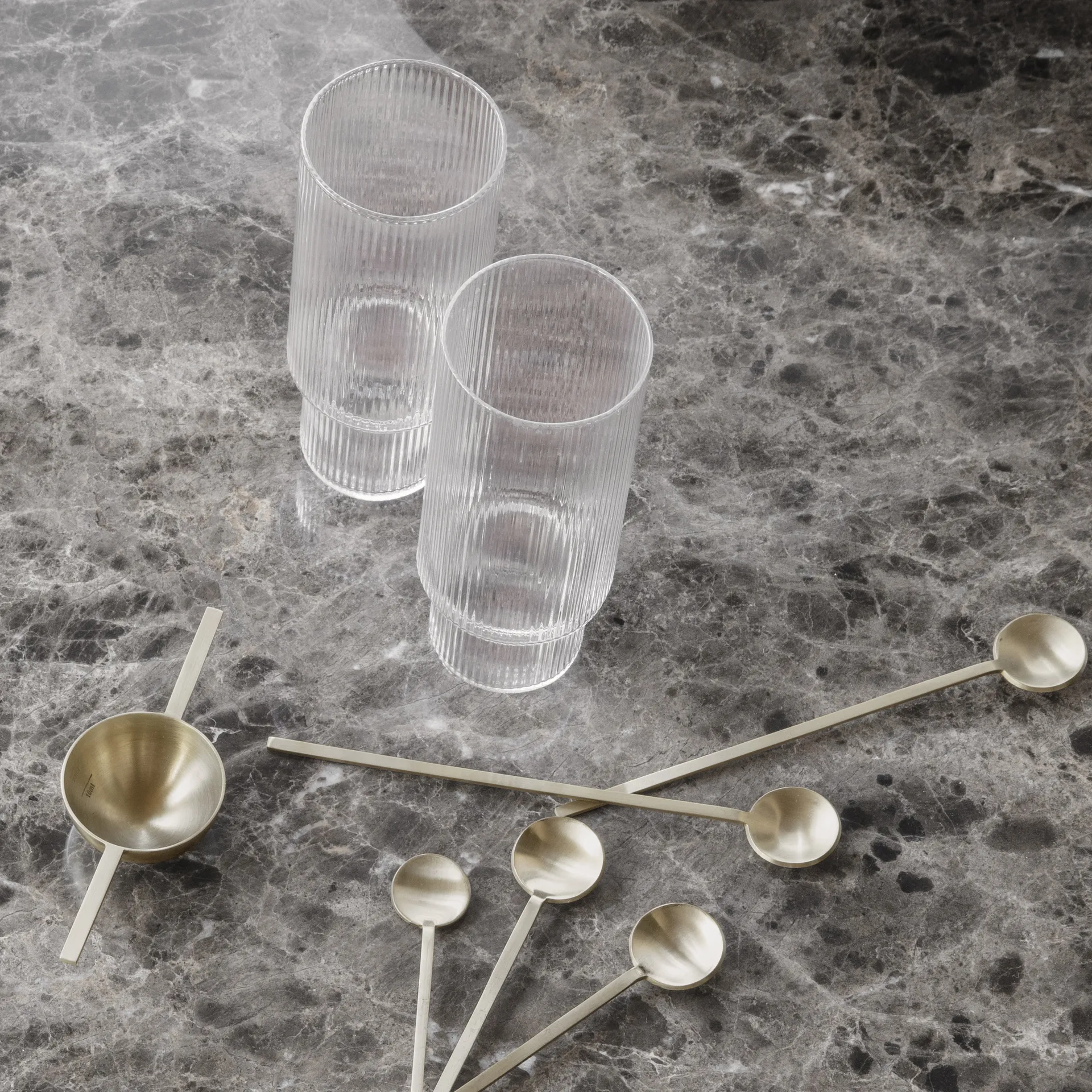 Ripple long drink glass 4-pakning, klar Ferm Living
