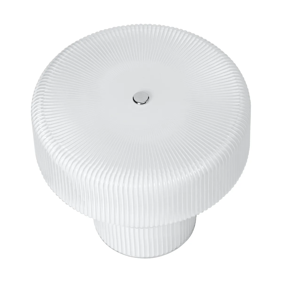 Ripple portabel bordlampe, White (hvit), 16,5 cm Ferm Living