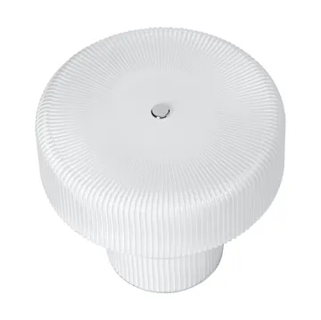 Ripple portabel bordlampe - White (hvit), 16,5 cm - Ferm Living