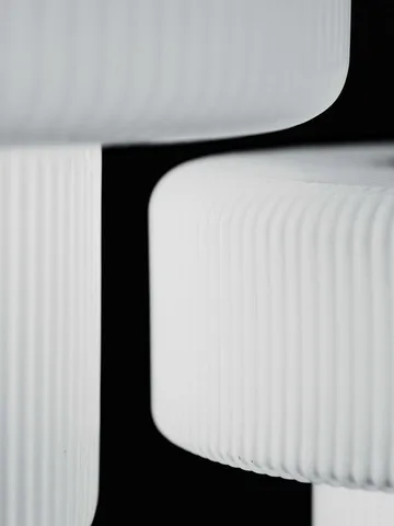 Ripple portabel bordlampe - White (hvit), 16,5 cm - Ferm Living