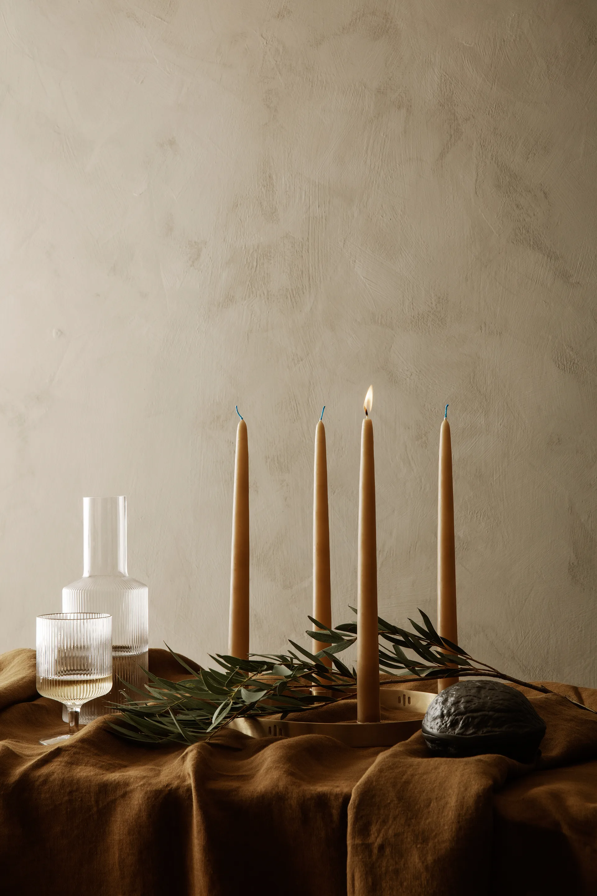 Ripple vinglass 2-stk., Klar Ferm Living