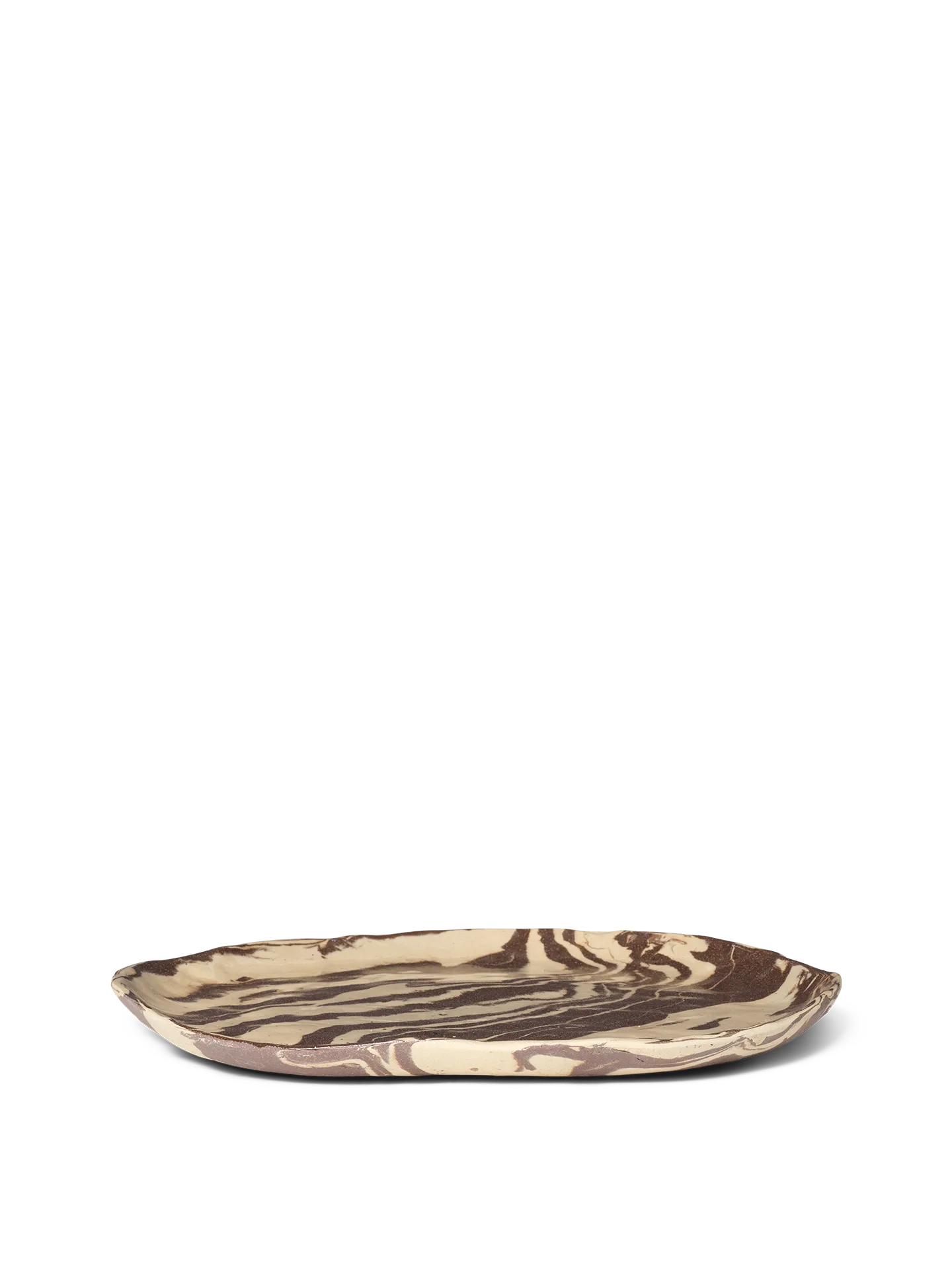 Ryu tallerken 34 cm, Sand-brun Ferm Living