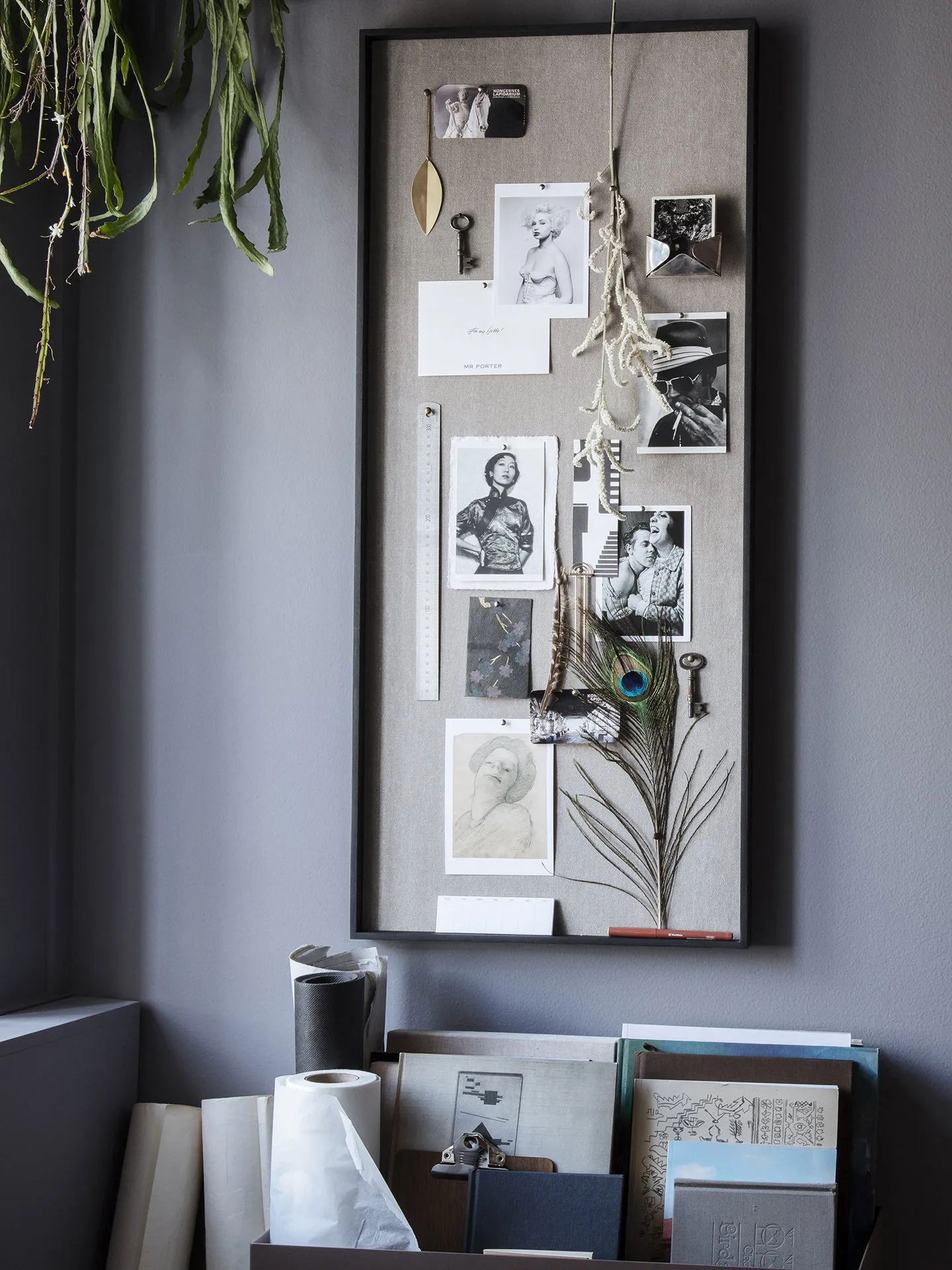 Scenery oppslagstavle 45x100 cm, Beige Ferm Living