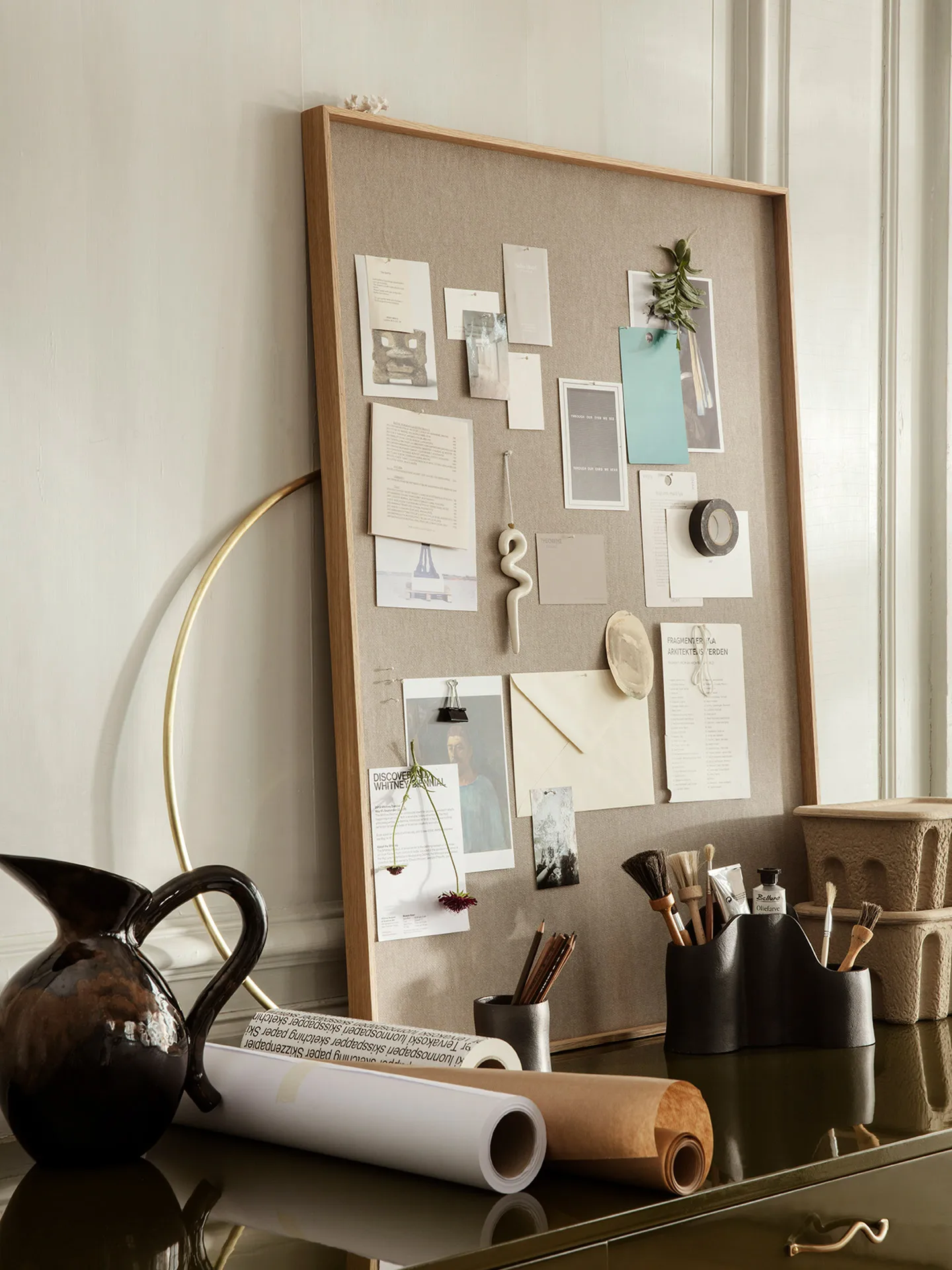 Scenery oppslagstavle 75 x 100 cm, Natural Oak Ferm Living