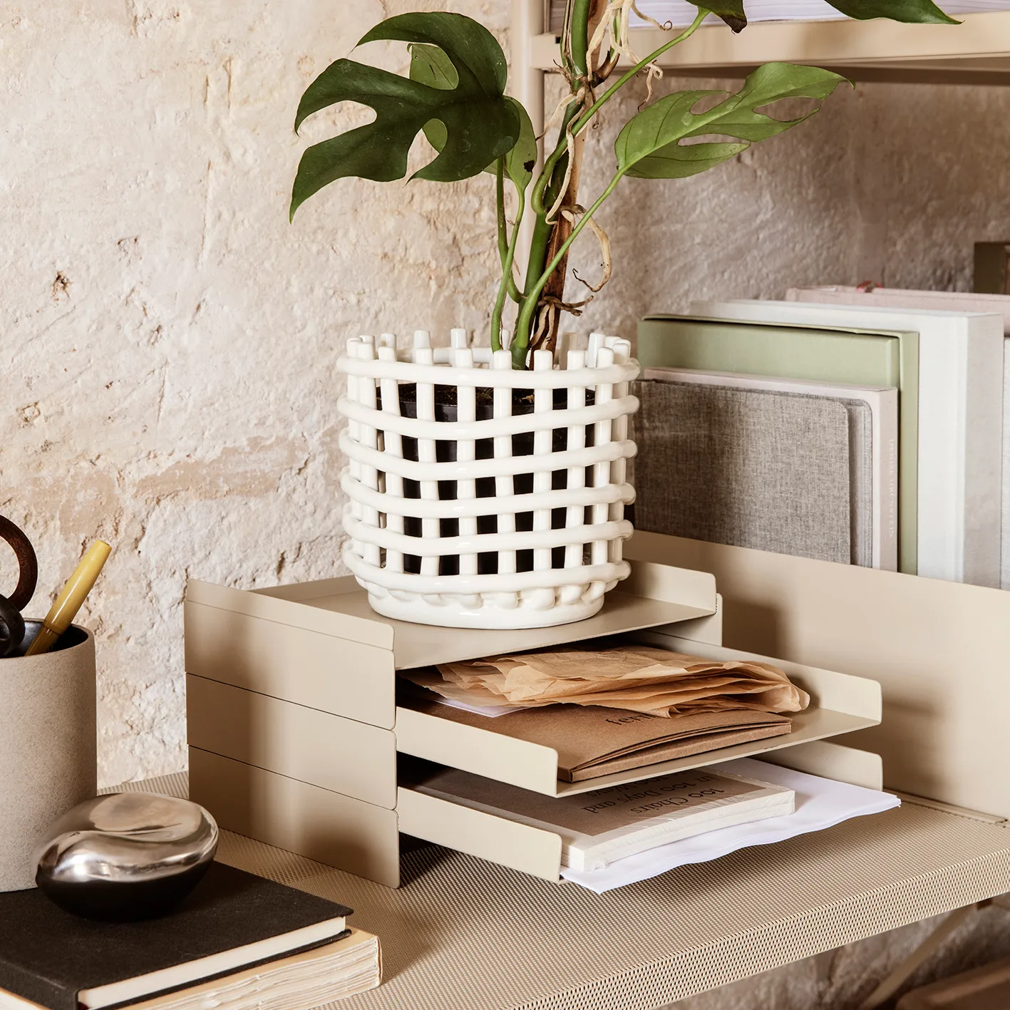 Sculptural dekorasjon, Rustfritt stål Ferm Living