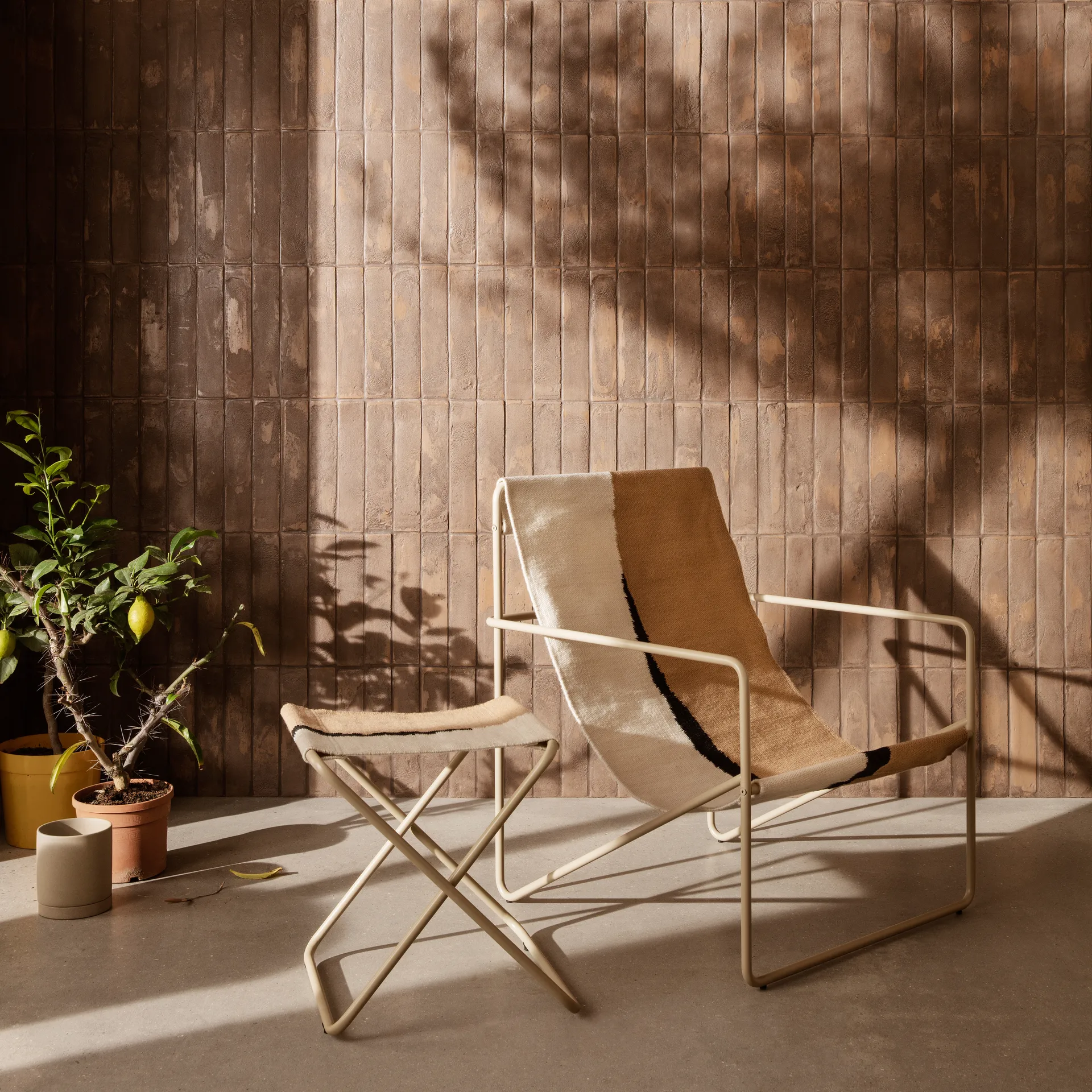 Sekki blomsterpotte medium Ø13.5 cm, Sand Ferm Living