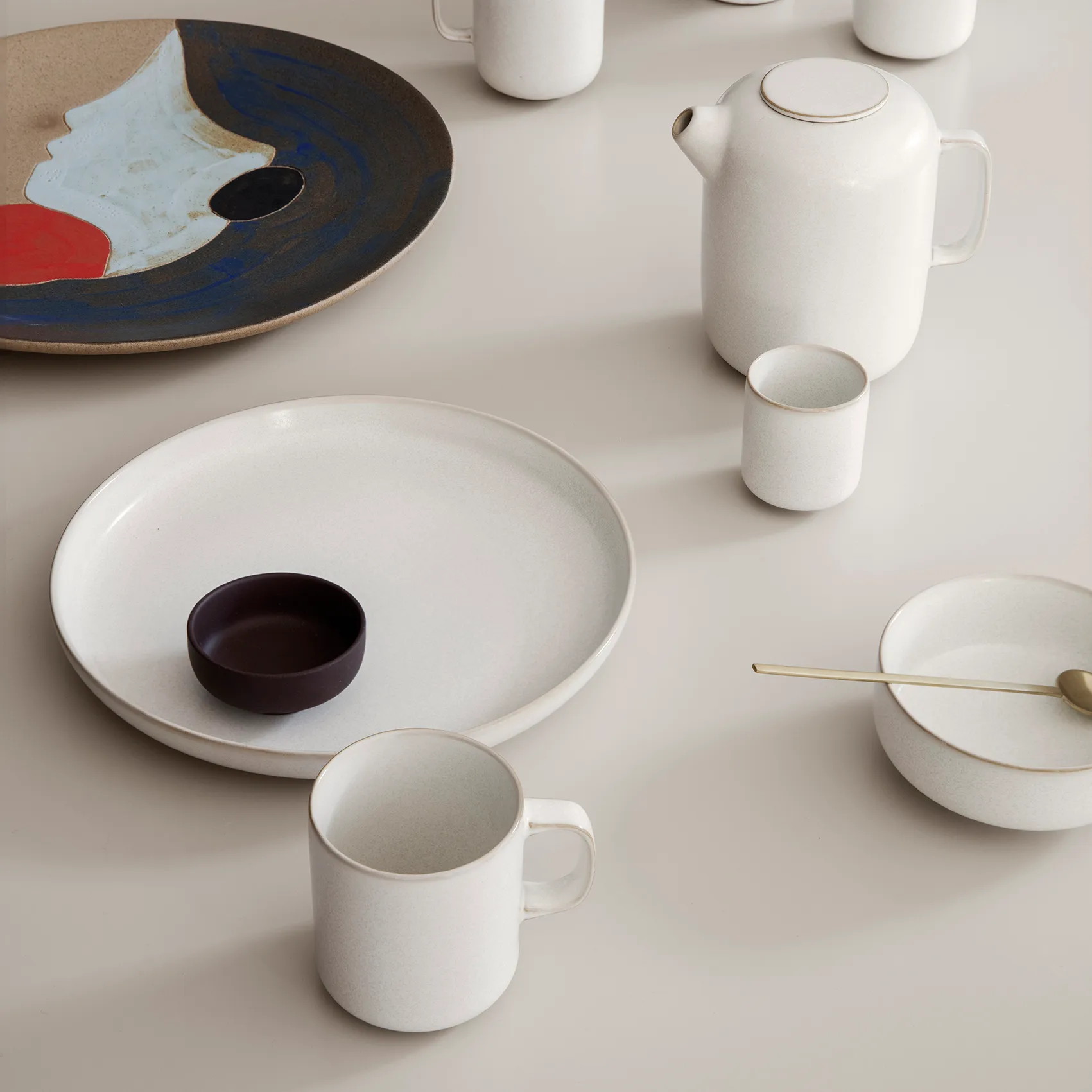 Sekki tallerken large, Cream Ferm Living