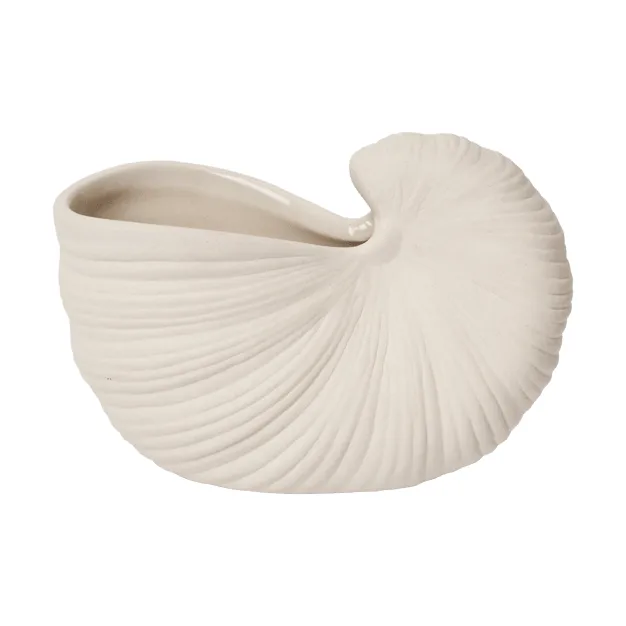 Shell krukke - Off-white, 11x5,5x7,7 cm - Ferm Living