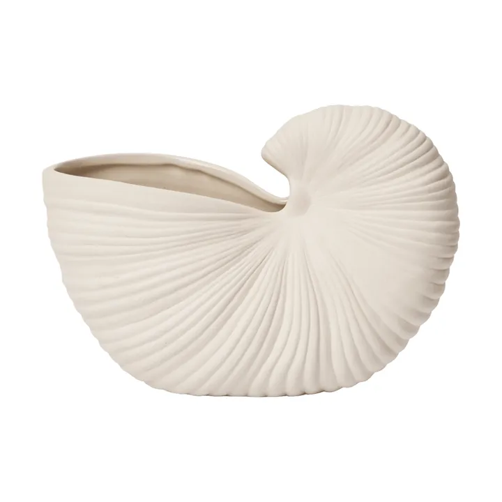 Shell krukke - Off-white, 23x11,5x16 cm - Ferm Living