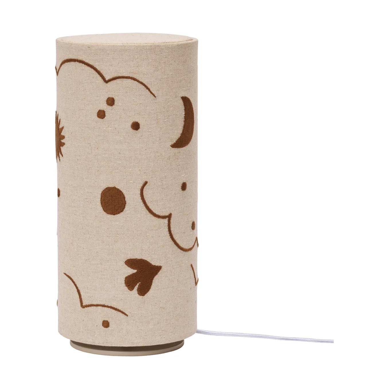 Skye bordlampe, Natural-bronze Ferm Living