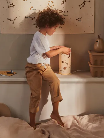 Skye bordlampe - Natural-bronze - Ferm Living