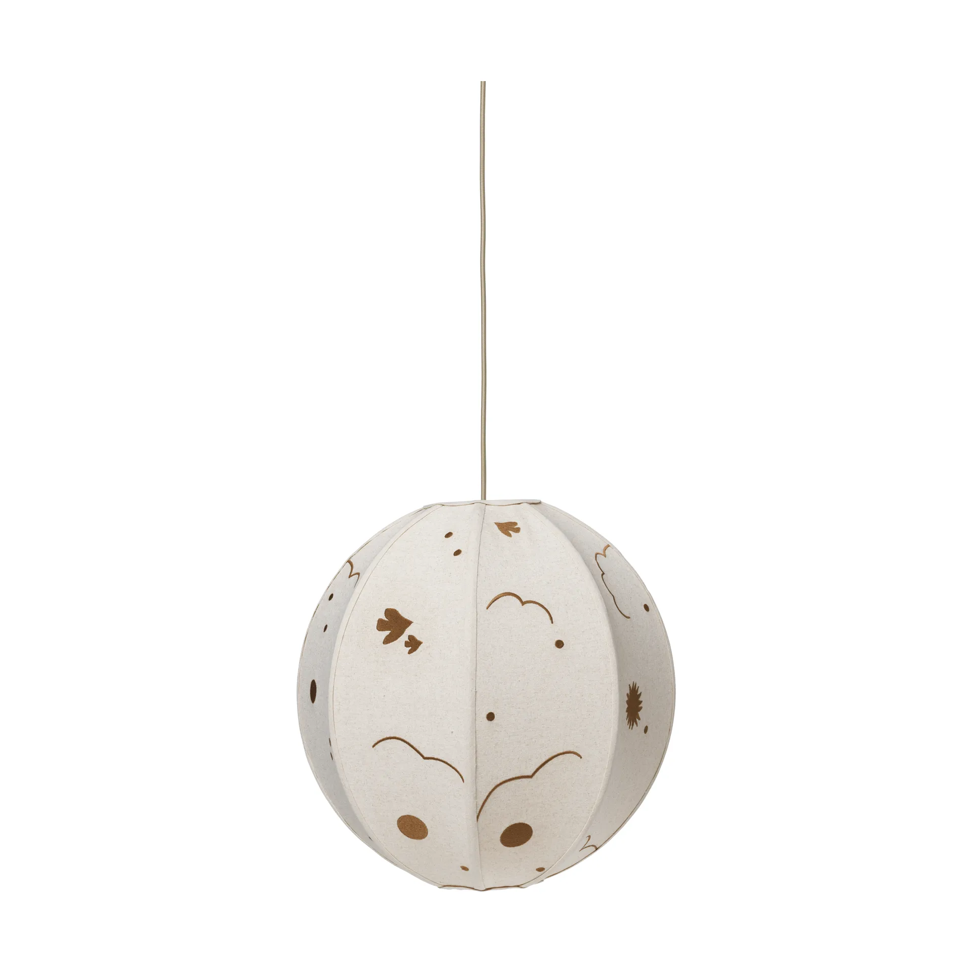 Skye lampeskjerm, Natural-bronze, Ø45 cm Ferm Living