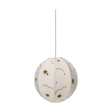 Skye lampeskjerm - Natural-bronze, Ø45 cm - Ferm Living