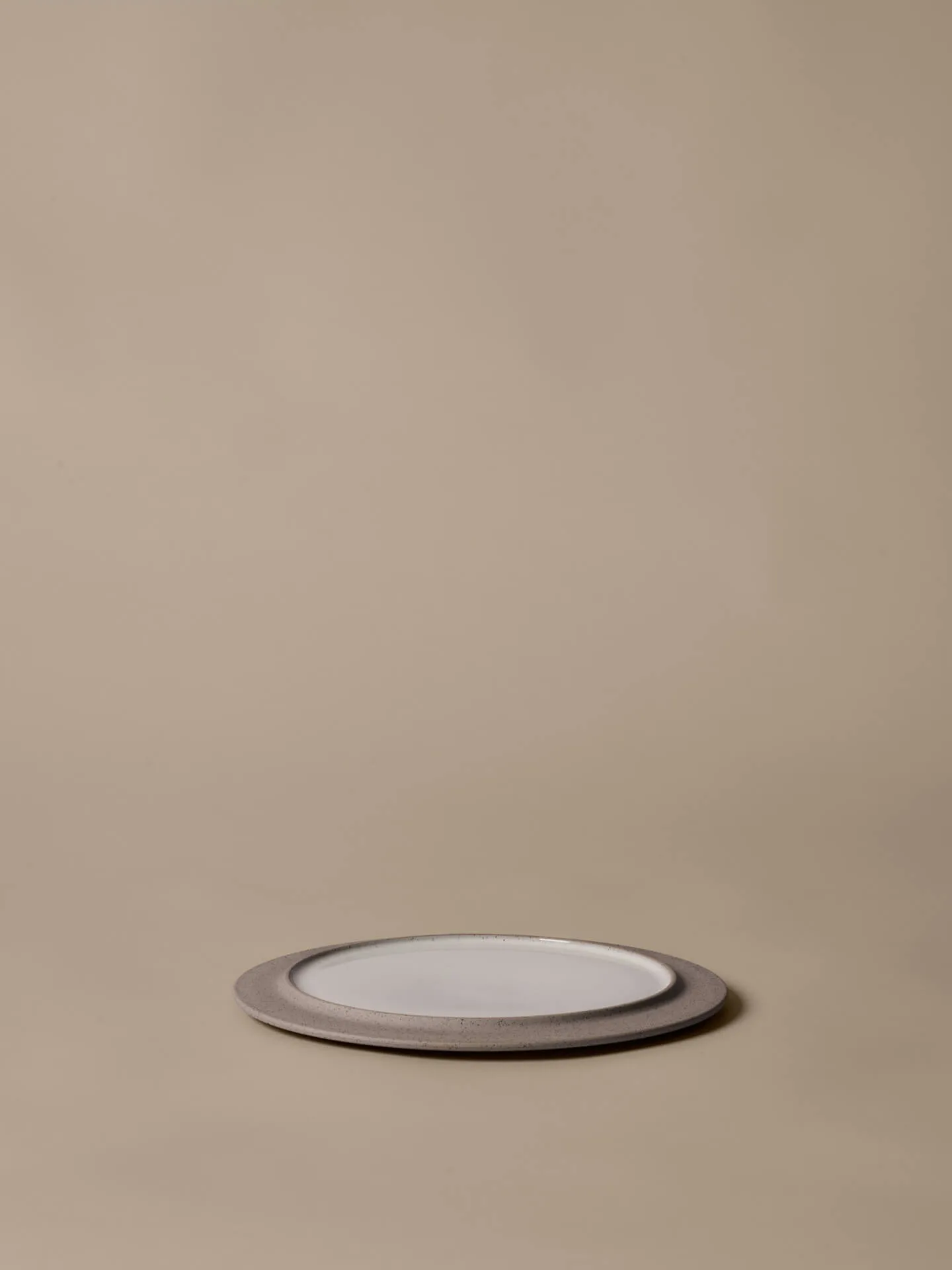 Sonae tallerken 2-pk, Grey-white, Ø25 cm Ferm Living