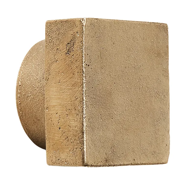 Square knagg large, Casted brass Ferm Living